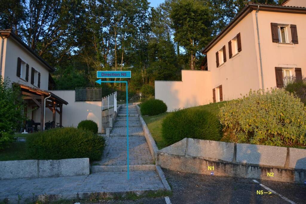Le N5 Des Hauts De Sarlat Apt Duplex Clim, Piscine, Parking Екстер'єр фото