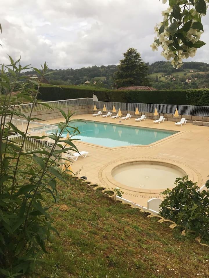 Le N5 Des Hauts De Sarlat Apt Duplex Clim, Piscine, Parking Екстер'єр фото
